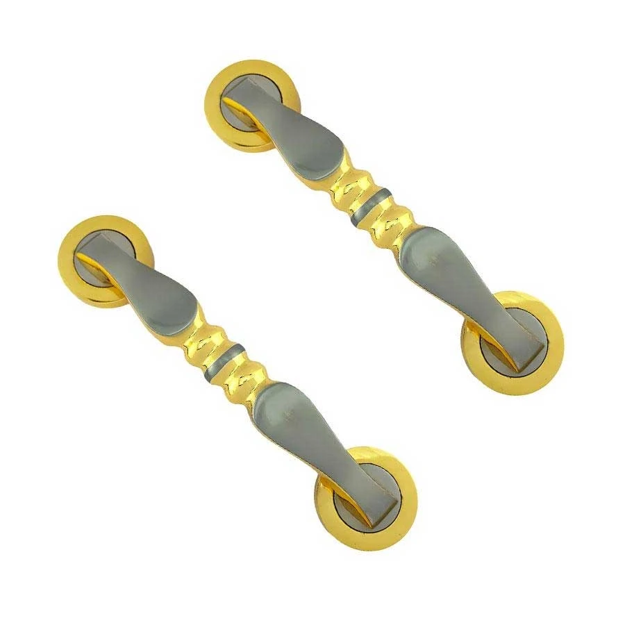 BRASS PULL HANDLE 8"