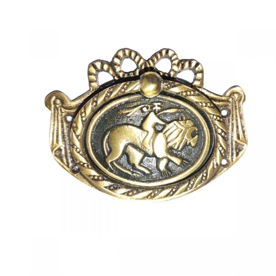 BRASS DRAWER PULL HANDLE 3"