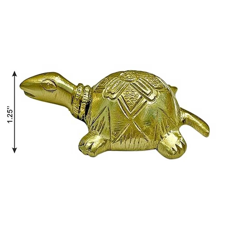 ASMITA CREATIONS Brass Turtle for Vastu