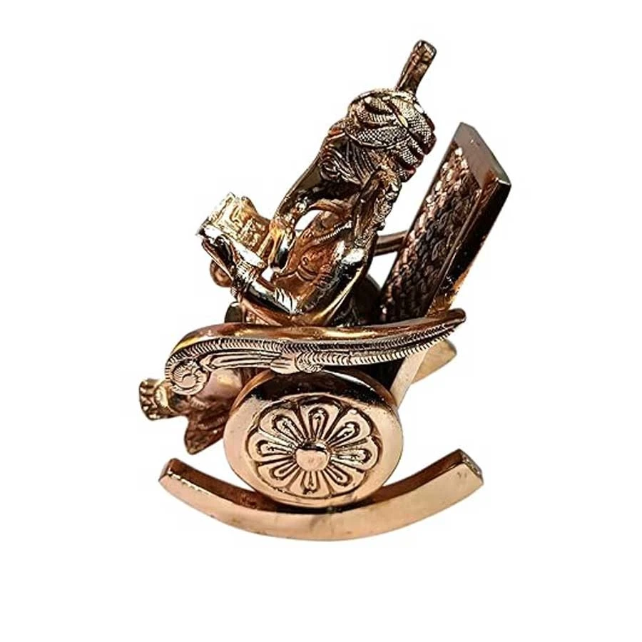 ASMITA CREATIONS Brass Ganesha Idol