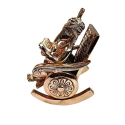 ASMITA CREATIONS Brass Ganesha Idol