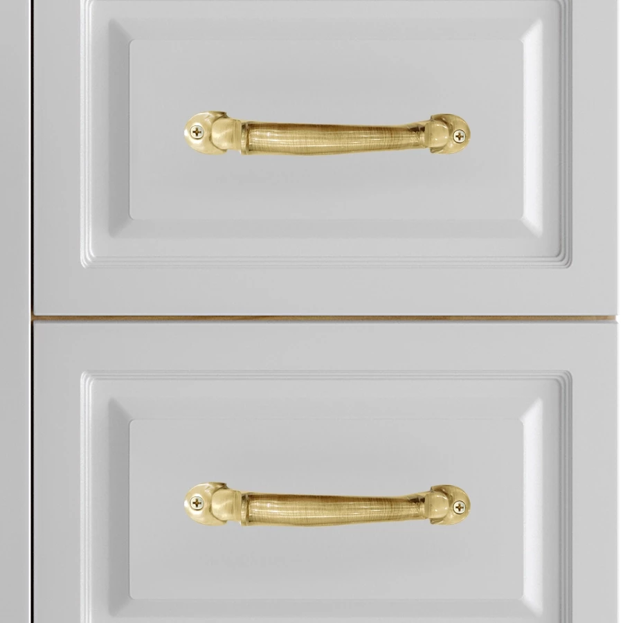 6" 2 Piece Brass Cabinet Handle CH-033 | Brass Antique Handle | Brass Antique Drawer Handle | Brass Antique Window Handle