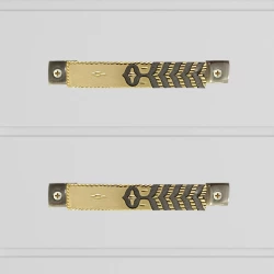 6" 2 Piece Brass Cabinet Handle CH-028 | Brass Antique Handle | Brass Antique Drawer Handle | Brass Antique Window Handle