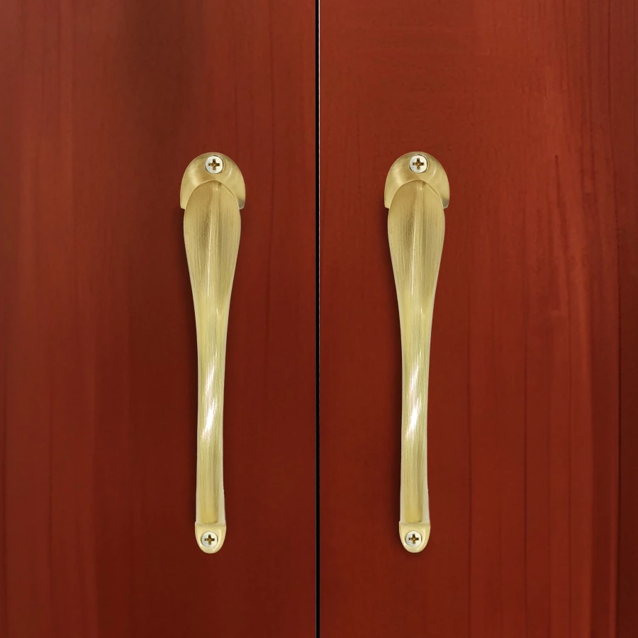 7" 2 Piece Brass Cabinet Handle CH-016 | Brass Antique Handle | Brass Antique Drawer Handle | Brass Antique Window Handle