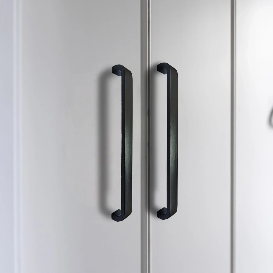 10" Cast Iron Pull Handle CIPH-001 | Black Powder Coating | Door Pull Handle | Pull Handle For Home & Kitchen Interior