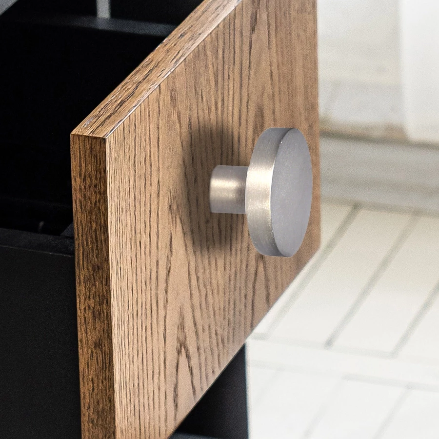 32mm 2 Piece Brass Knobs BK-007 | Brass Grey Knobs | Brass Cabnite Knobs| Brass Drawer Knobs |