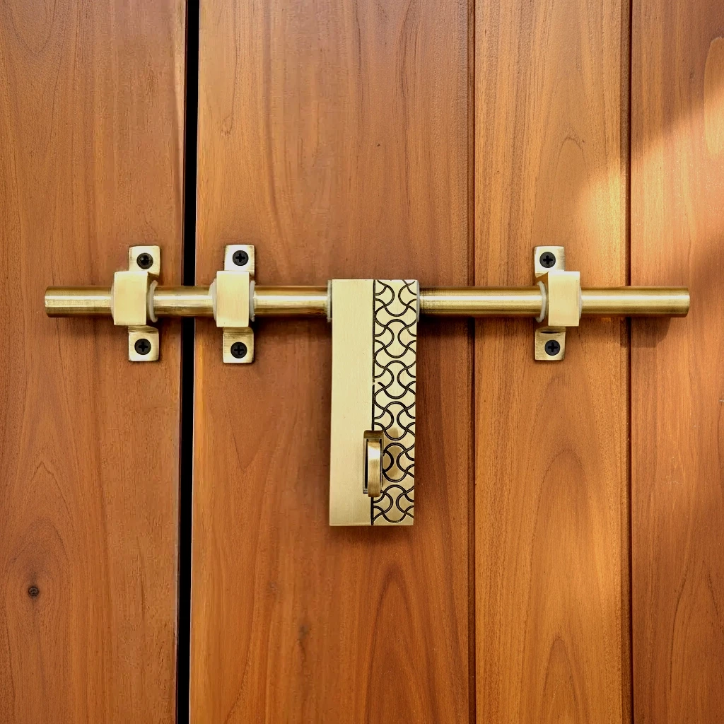 12" X 16mm Door Aldrop AL-026 | Premium Brass Aldrop for Main Door | Solid Brass Door Aldrop | Wooden Door Fitting | Aldrop | Kunda | Tadi | Pack Of 1