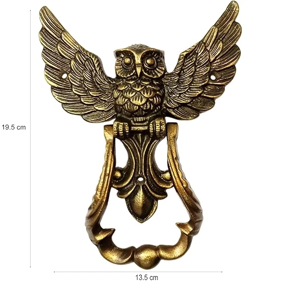 Cast Iron Owl Door Knocker DK - 010 | Iron Door Knocker | Antique Door Knocker |